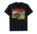 Flat Track Motorcycle Racing Speedway T-Shirt - Minimalist Print Unisex - T-Shirt, Sweatshirt, Hoodie