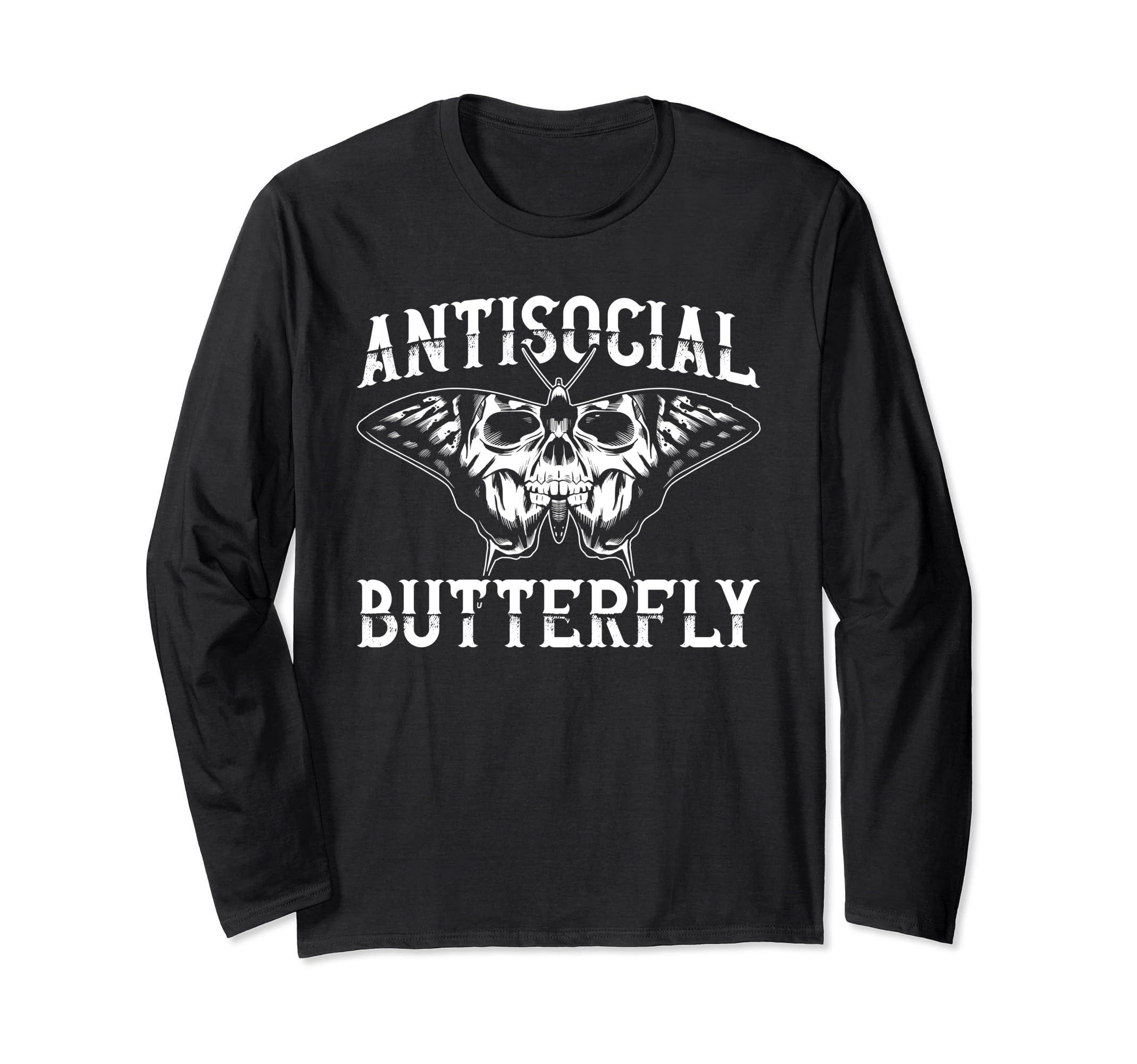 Antisocial Butterfly Funny Introvert T-Shirt - Novelty Apparel Unisex - T-Shirt, Sweatshirt, Hoodie