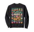 Plant Lover Botanical House Plant Sweatshirt - Custom Art Print for Adults - T-Shirt, Sweatshirt, Hoodie