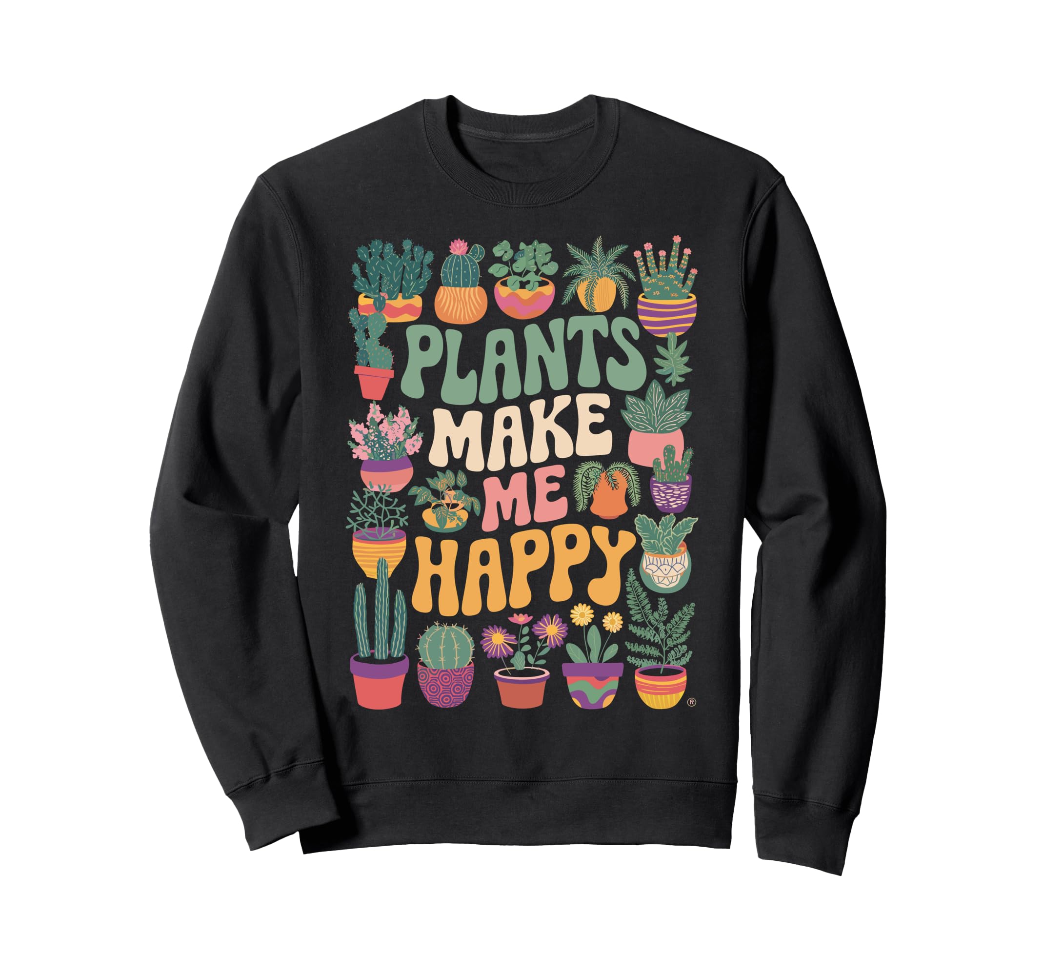 Plant Lover Botanical House Plant Sweatshirt - Custom Art Print for Adults - T-Shirt, Sweatshirt, Hoodie