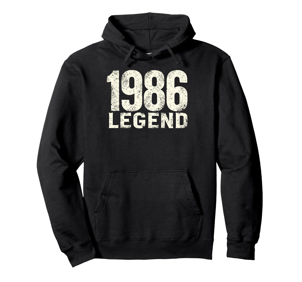 1986 Legend 40Th Birthday Distressed Hoodie - Graphic Print Men Women - T-Shirt, Sweatshirt, Hoodie