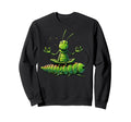 Meditation Grasshopper Yoga Pose Sweatshirt - Unique Graphic Unisex - T-Shirt, Sweatshirt, Hoodie
