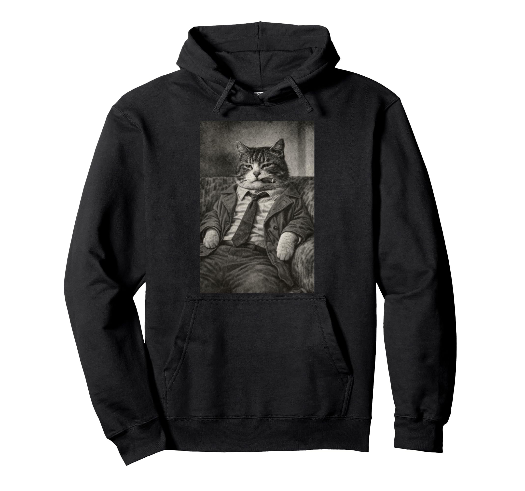 Funny Photo Cat Portrait Hoodie - Trendy Graphic Unisex - T-Shirt, Sweatshirt, Hoodie