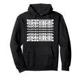 Funny Anxiety Overthinking 3D Typography Hoodie - Unique Graphic Men Women - T-Shirt, Sweatshirt, Hoodie