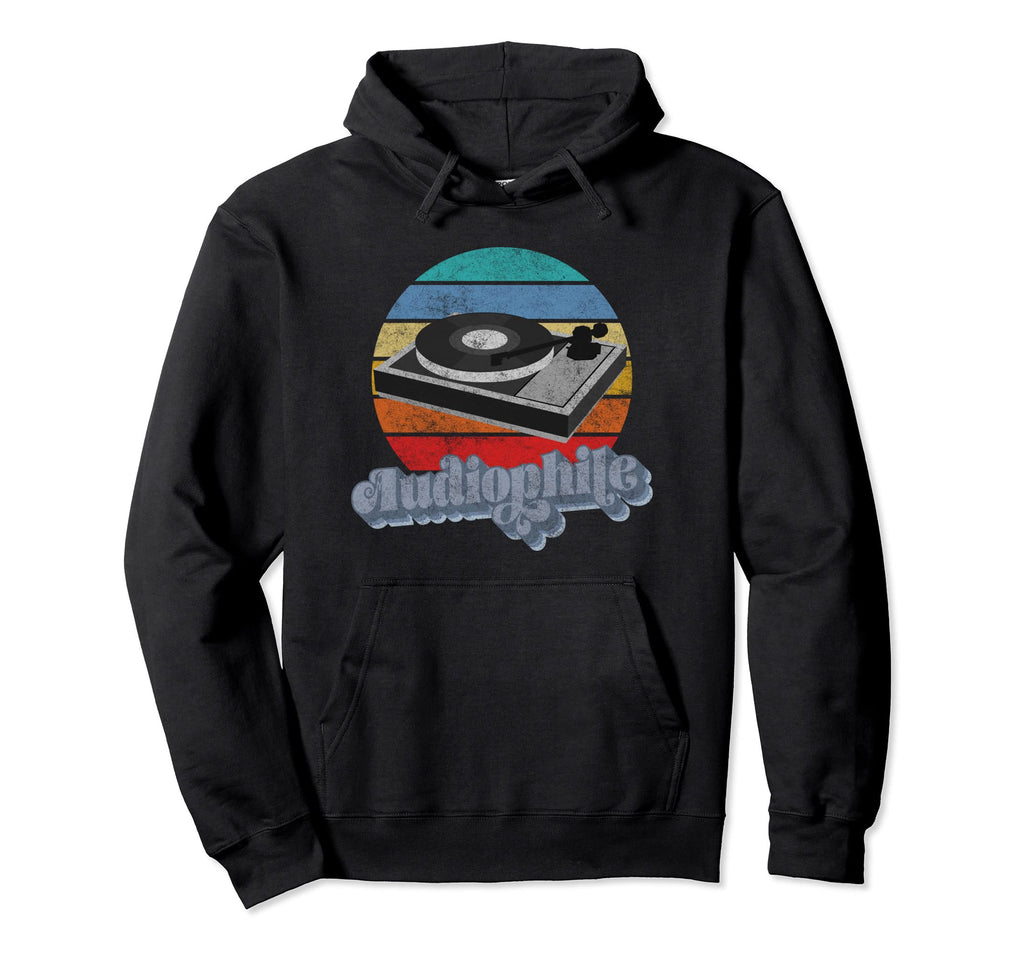 Audiophile Turntable Hoodie - Casual Everyday Wear Unisex - T-Shirt, Sweatshirt, Hoodie