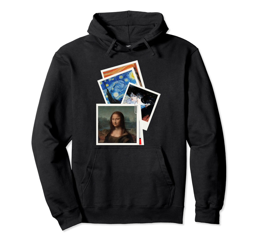 Famous Paintings Instant Camera Frames Hoodie - Novelty Apparel for Adults - T-Shirt, Sweatshirt, Hoodie