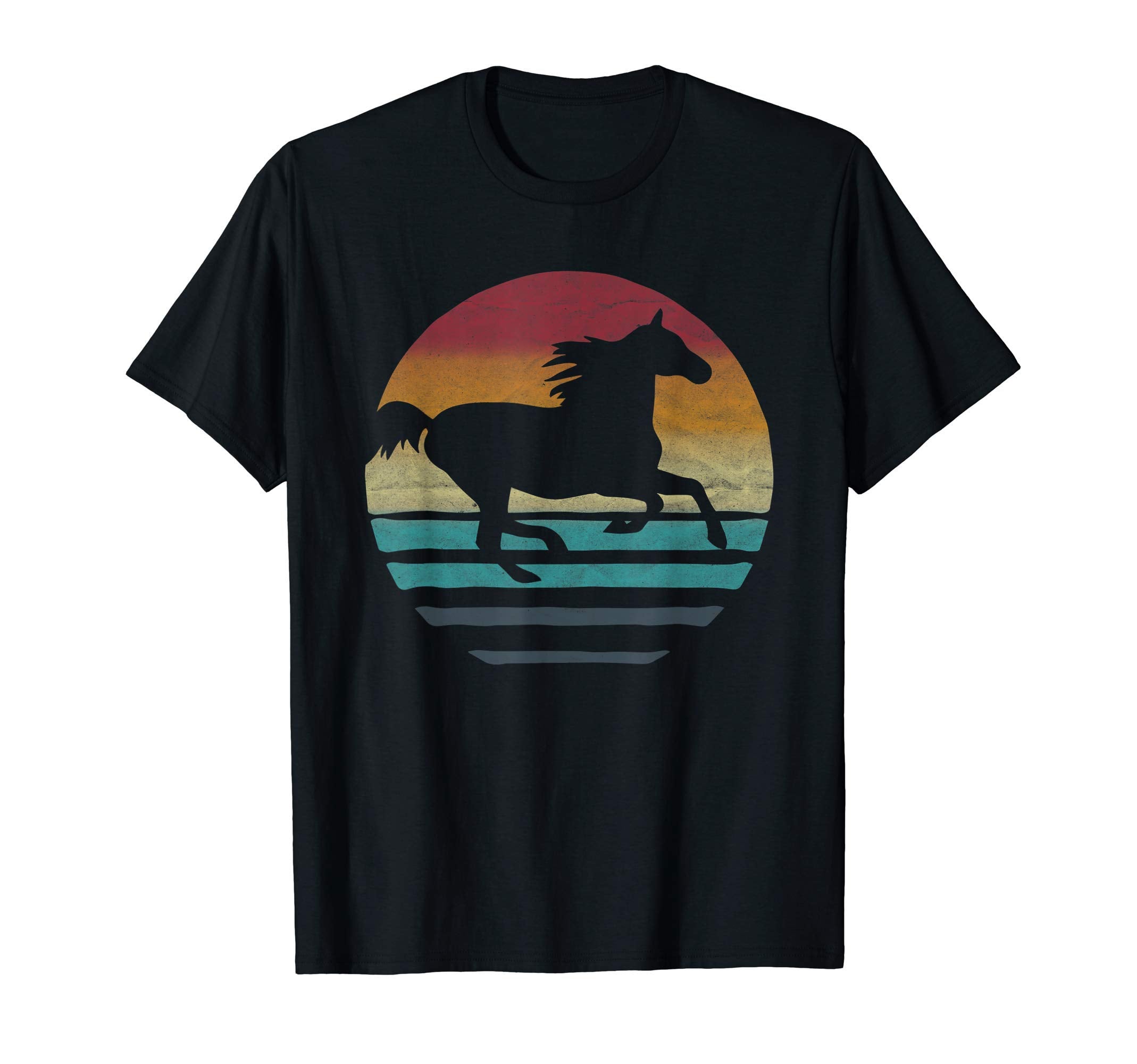 Horse Running Western Horse T-Shirt - Aesthetic Graphic Unisex - T-Shirt, Sweatshirt, Hoodie
