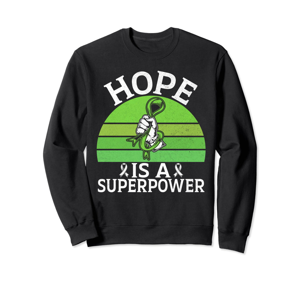 Hope Is Superpower Mental Health Sweatshirt - Custom Art Print for Adults - T-Shirt, Sweatshirt, Hoodie