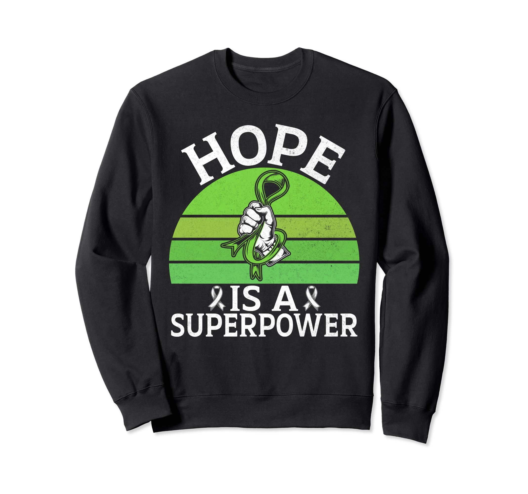 Hope Is Superpower Mental Health Sweatshirt - Custom Art Print for Adults - T-Shirt, Sweatshirt, Hoodie