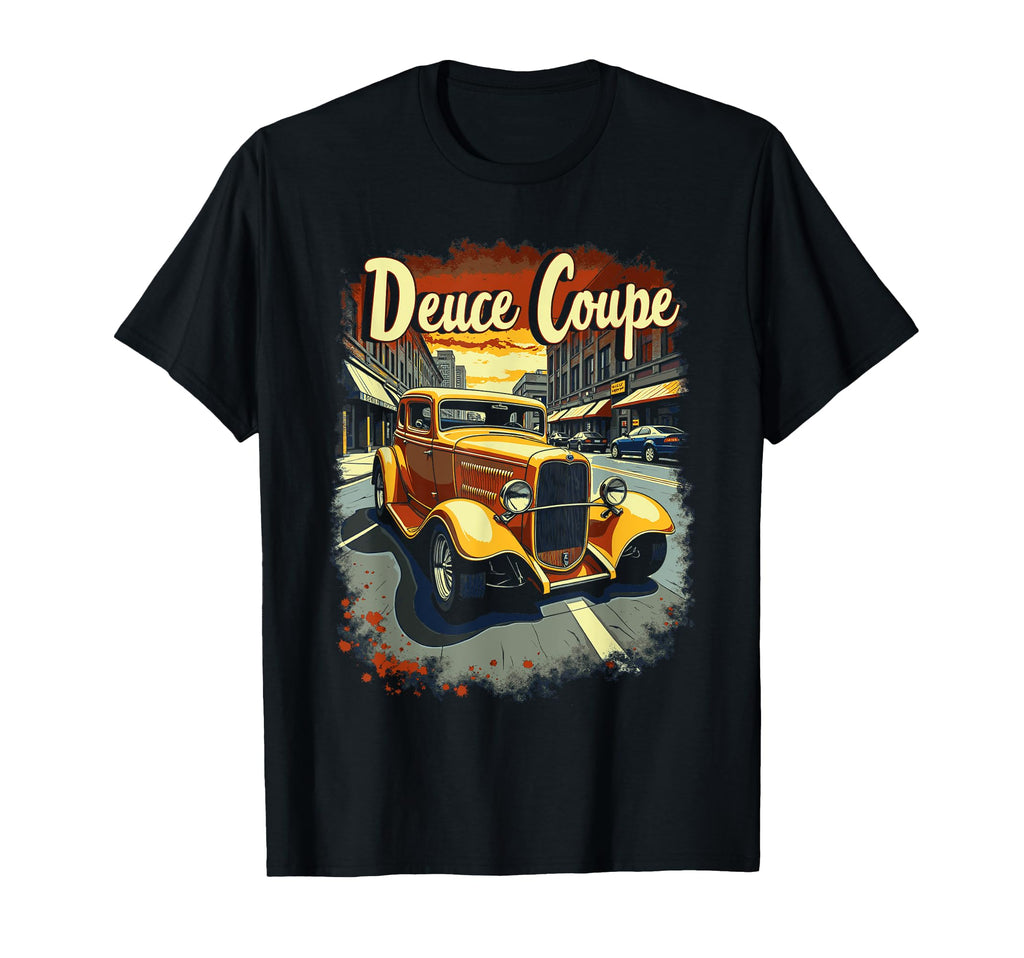1932 American Street Scene 5 Window T-Shirt - Custom Art Print Unisex - T-Shirt, Sweatshirt, Hoodie
