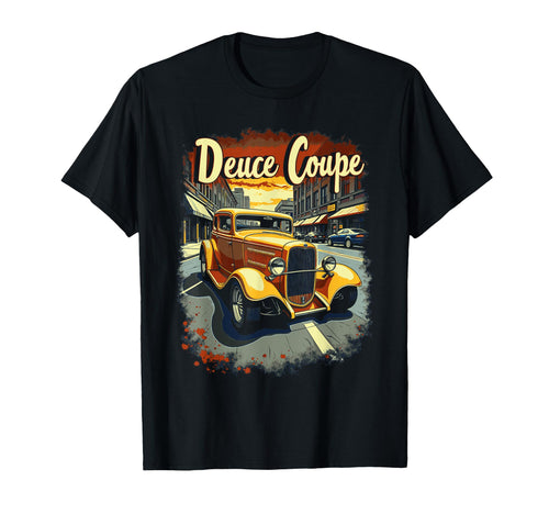 1932 American Street Scene 5 Window T-Shirt - Custom Art Print Unisex - T-Shirt, Sweatshirt, Hoodie