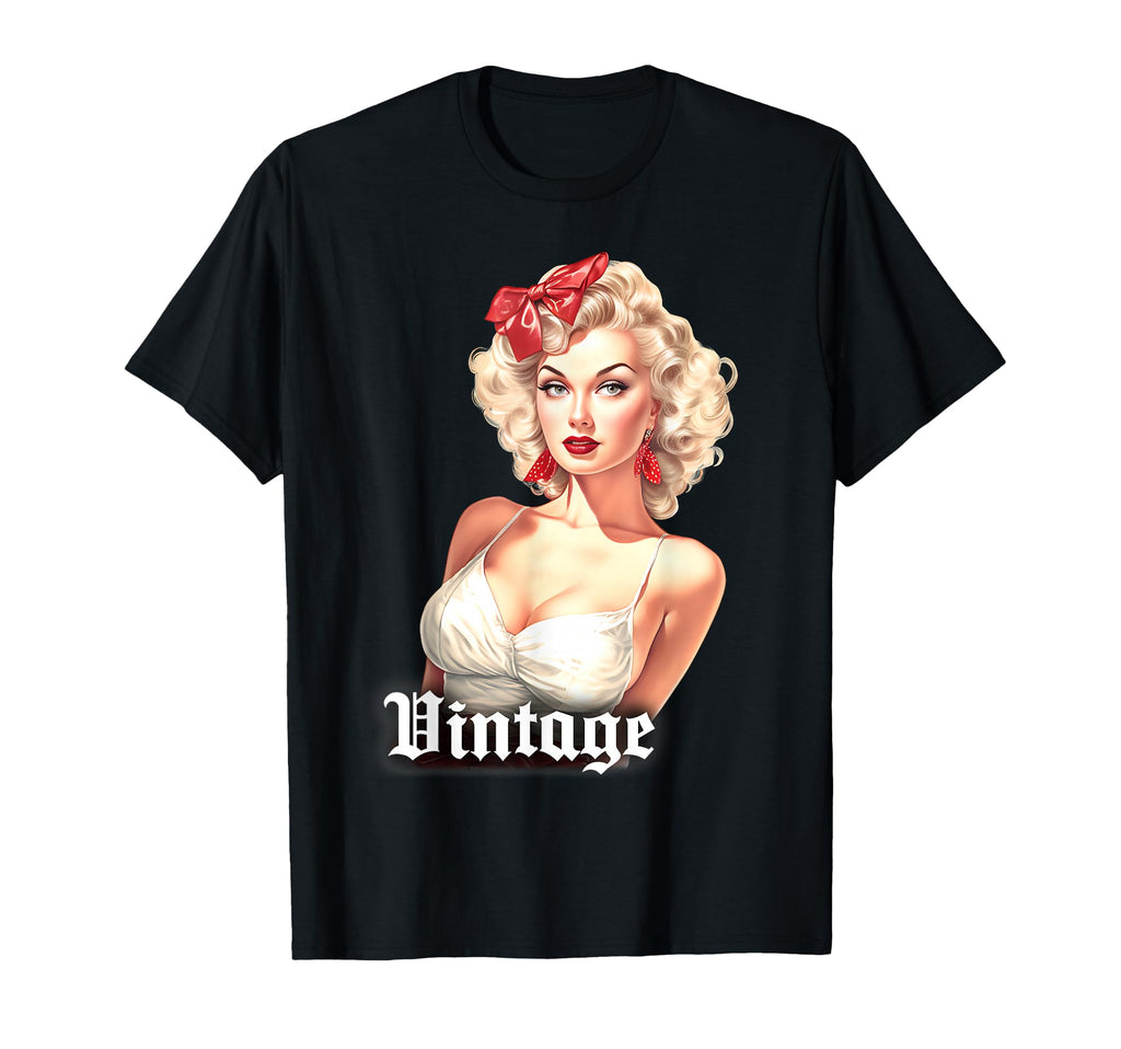 Blonde Pin Up X Pretty T-Shirt - Streetwear Style Unisex - T-Shirt, Sweatshirt, Hoodie