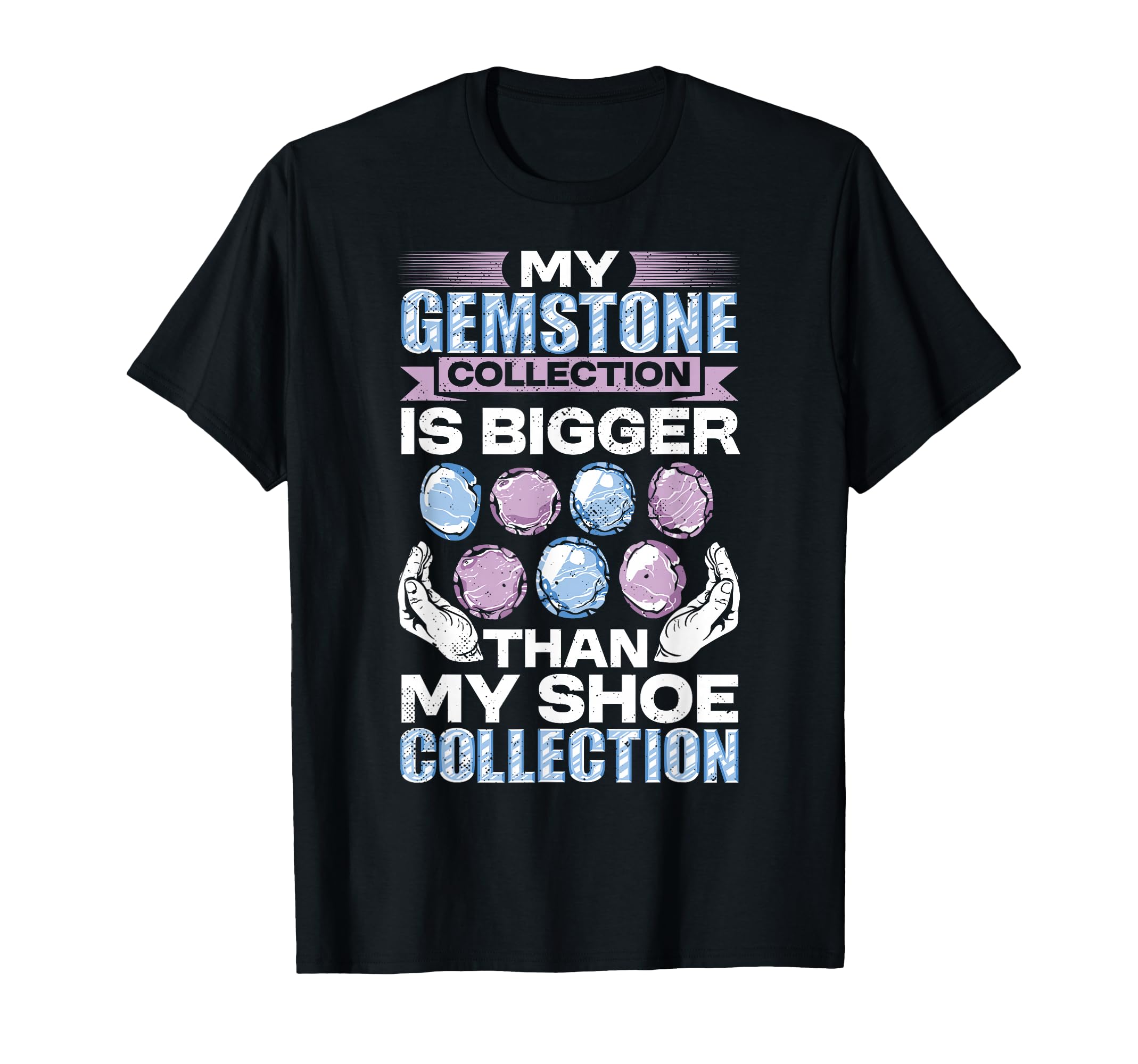Crystal Healing Gemstone Collection T-Shirt - Custom Art Print for Adults - T-Shirt, Sweatshirt, Hoodie
