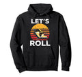 70S 80S Roller Skating Skater Roller Hoodie - Novelty Apparel for Adults - T-Shirt, Sweatshirt, Hoodie