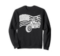 National Motorcycle American Us Flag Sweatshirt - Trendy Graphic Men Women - T-Shirt, Sweatshirt, Hoodie