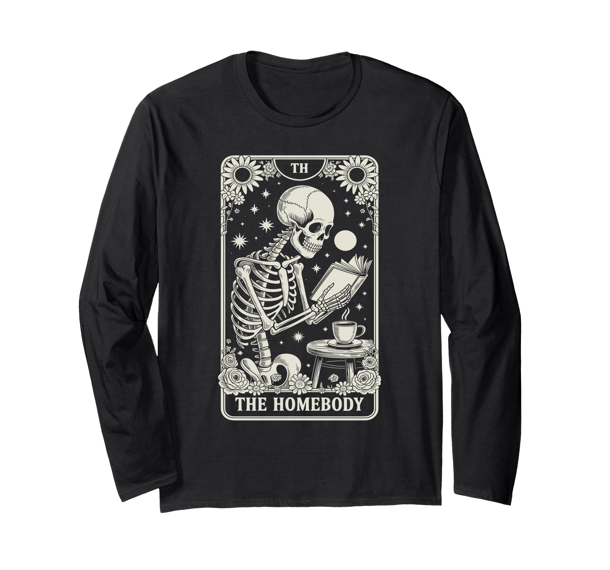Homebody Tarot Indoorsy Antisocial T-Shirt - Aesthetic Graphic Men Women - T-Shirt, Sweatshirt, Hoodie