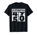 Oldometer Odometer Funny 50Th Birthday T-Shirt - Unique Graphic for Adults - T-Shirt, Sweatshirt, Hoodie