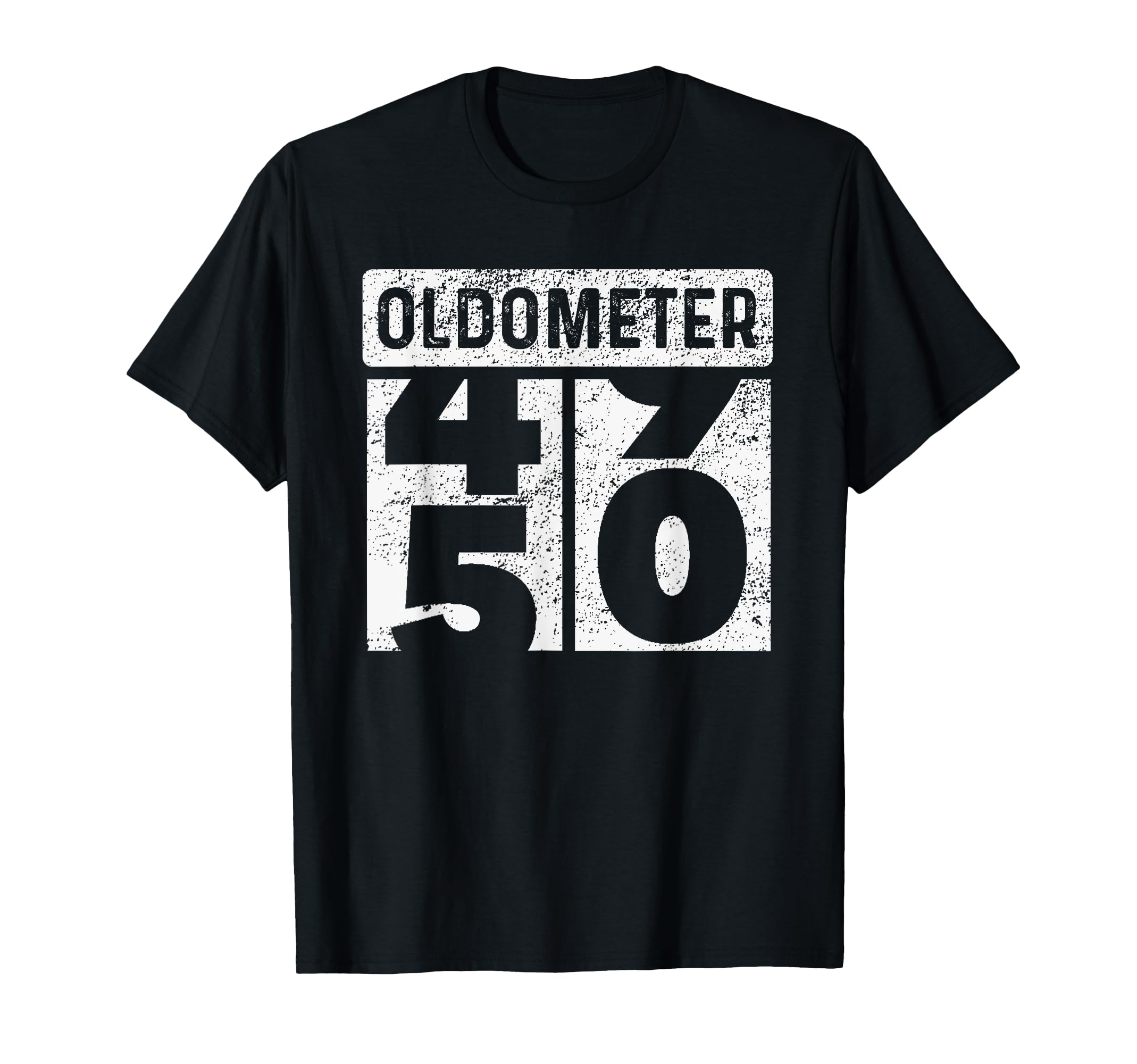 Oldometer Odometer Funny 50Th Birthday T-Shirt - Unique Graphic for Adults - T-Shirt, Sweatshirt, Hoodie
