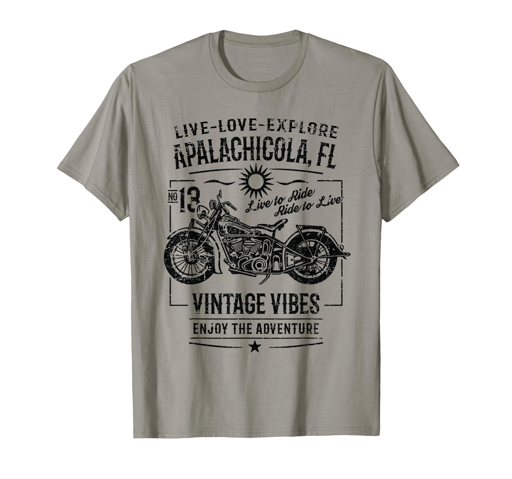 Apalachicola Florida Usa Adventure T-Shirt - Minimalist Print for Adults - T-Shirt, Sweatshirt, Hoodie