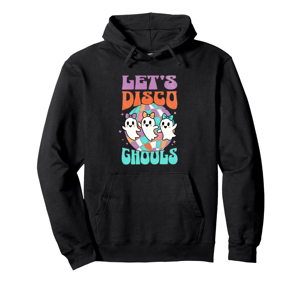 Lets Disco Ghouls Coquette Ghosts 70S Hoodie - Unique Graphic Men Women - T-Shirt, Sweatshirt, Hoodie