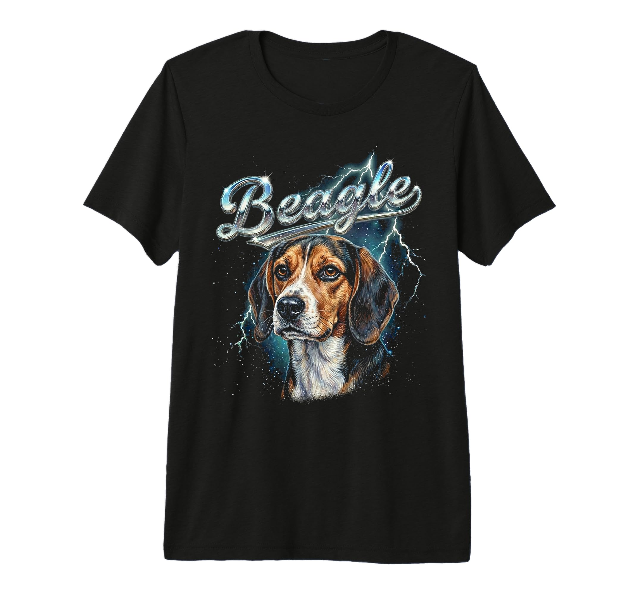 Beagle 90S Dog Lover 80S Beagle Owner Tri T-Shirt - Graphic Print Unisex - T-Shirt, Sweatshirt, Hoodie
