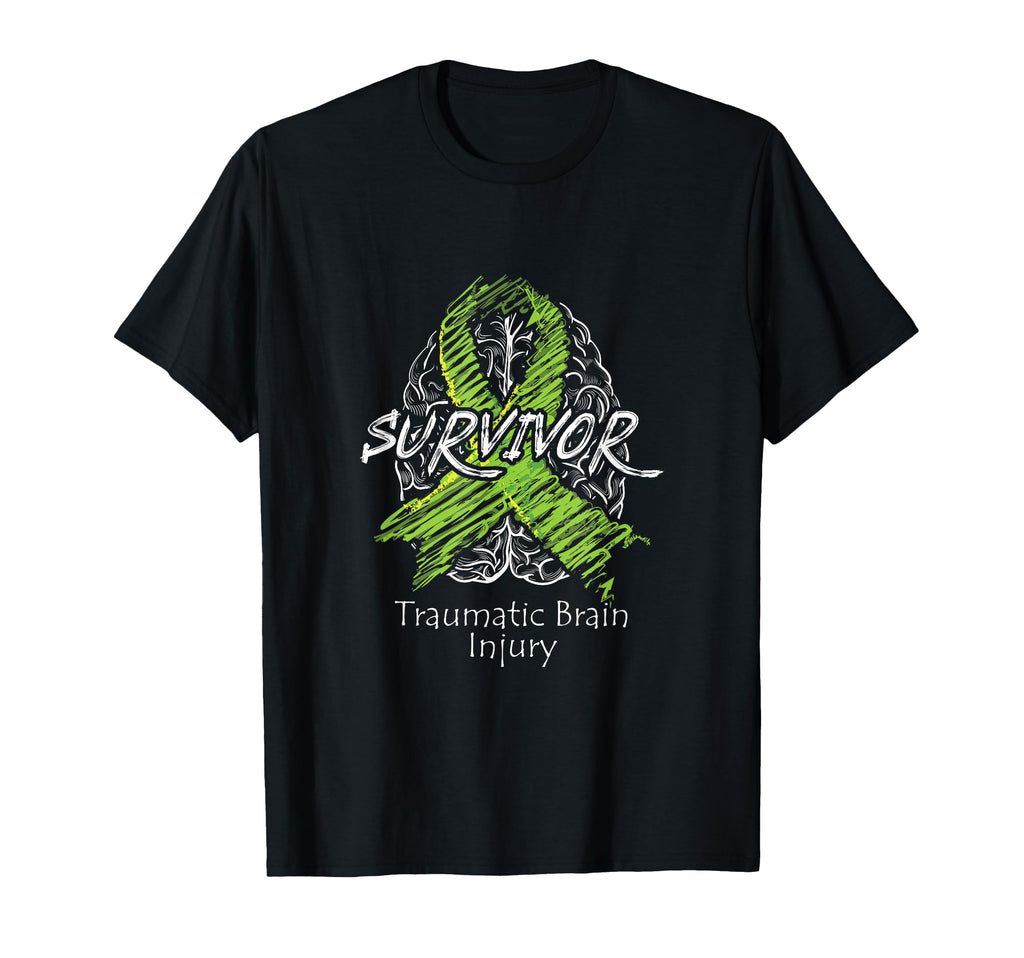 Survivor Traumatic Brain Injury Mental T-Shirt - Trendy Graphic Unisex - T-Shirt, Sweatshirt, Hoodie