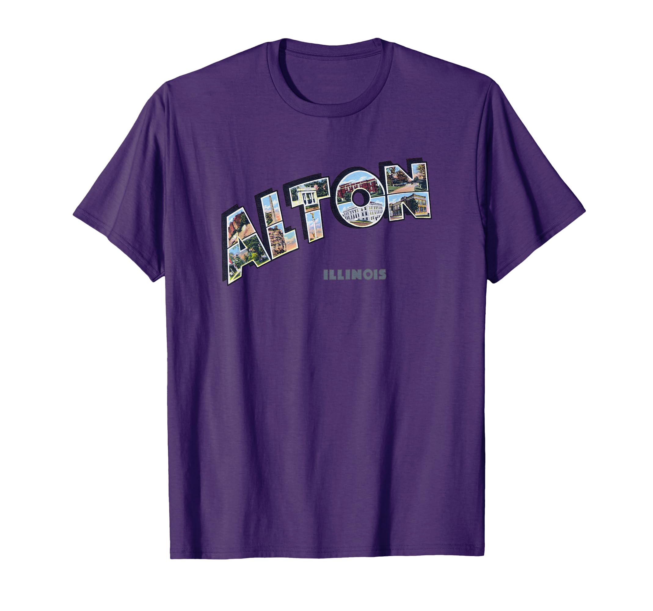 Alton Illinois Il Souvenir T-Shirt - Fun Novelty Design Men Women - T-Shirt, Sweatshirt, Hoodie