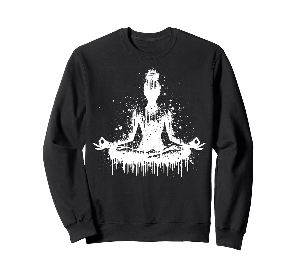 Meditation Silhouette Artistic Sweatshirt - Custom Art Print Men Women - T-Shirt, Sweatshirt, Hoodie
