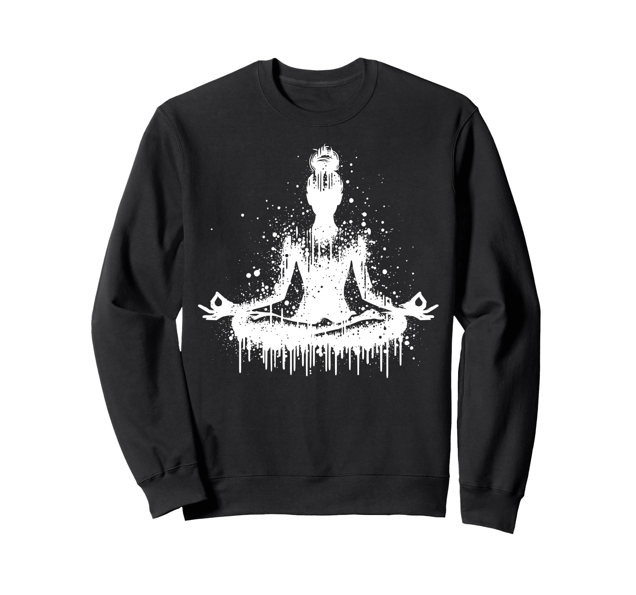 Meditation Silhouette Artistic Sweatshirt - Custom Art Print Men Women - T-Shirt, Sweatshirt, Hoodie