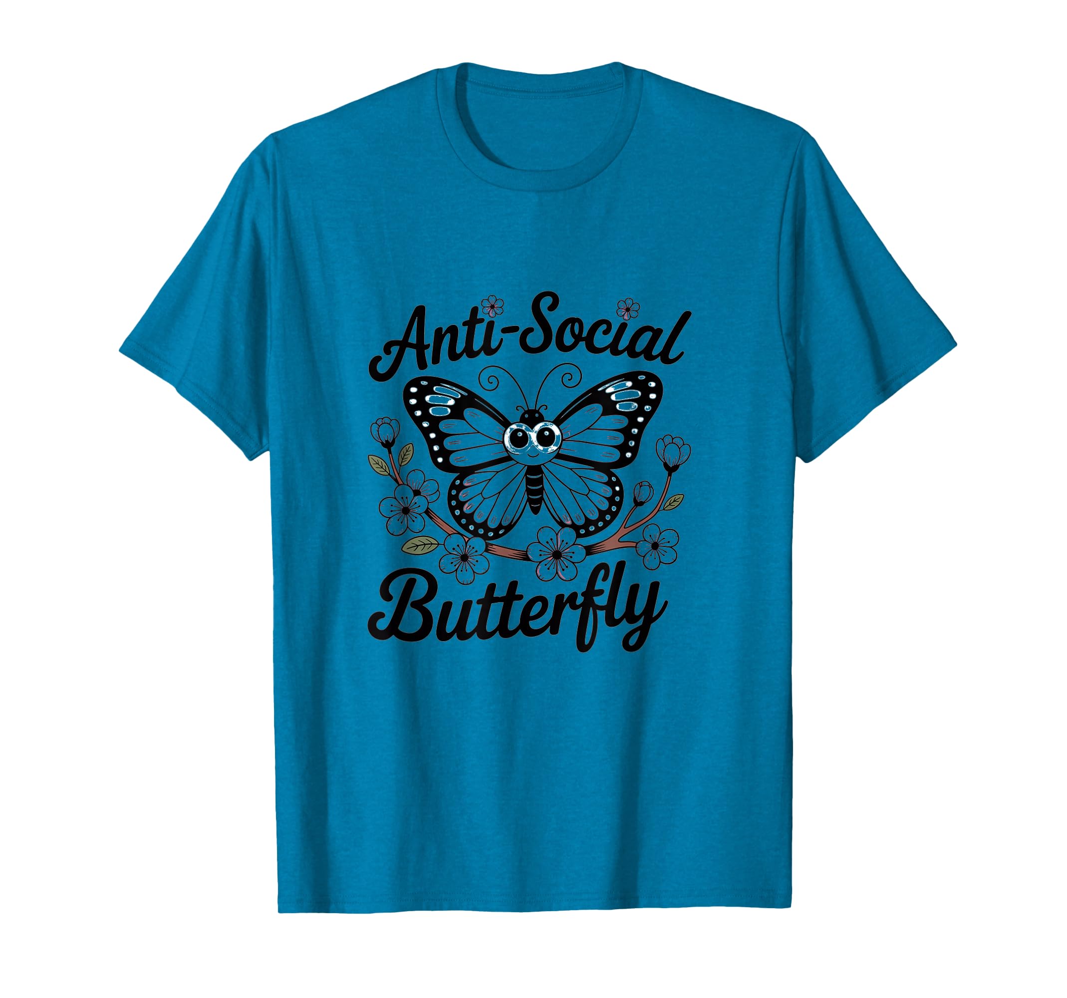 Antisocial Aesthetic Gothic Butterfly T-Shirt - Custom Art Print Unisex - T-Shirt, Sweatshirt, Hoodie