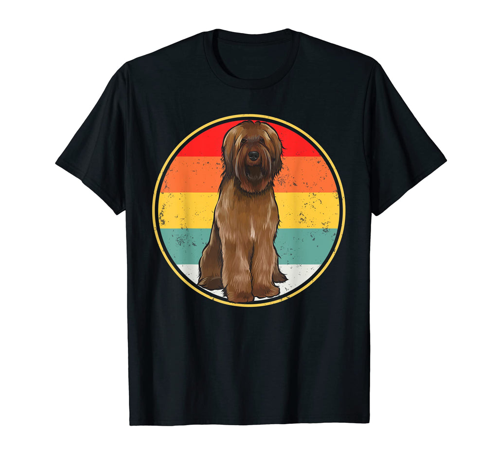 Sunset Briard Dog T-Shirt - Unique Graphic Unisex - T-Shirt, Sweatshirt, Hoodie