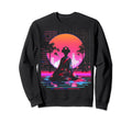 Vaporwave Geisha 80S Synthwave 1 Sweatshirt - Custom Art Print Unisex - T-Shirt, Sweatshirt, Hoodie