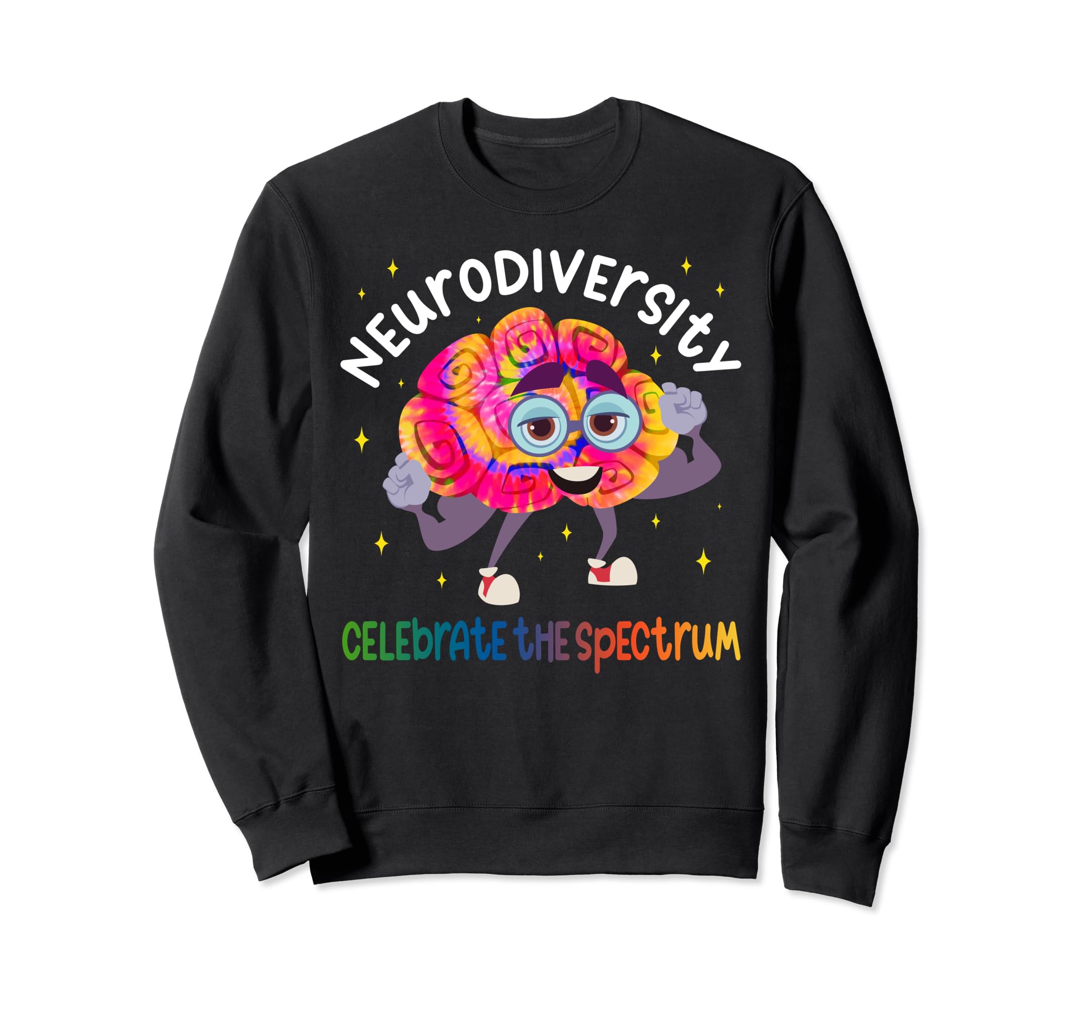 Neurodiversity Brain Autism Sweatshirt - Aesthetic Graphic for Adults - T-Shirt, Sweatshirt, Hoodie