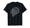 American Traditional Wolf Head T-Shirt - Minimalist Print for Adults - T-Shirt, Sweatshirt, Hoodie