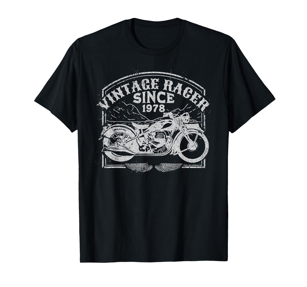 Racer Since 1978 Motorbike Motorcycle T-Shirt - Custom Art Print Unisex - T-Shirt, Sweatshirt, Hoodie