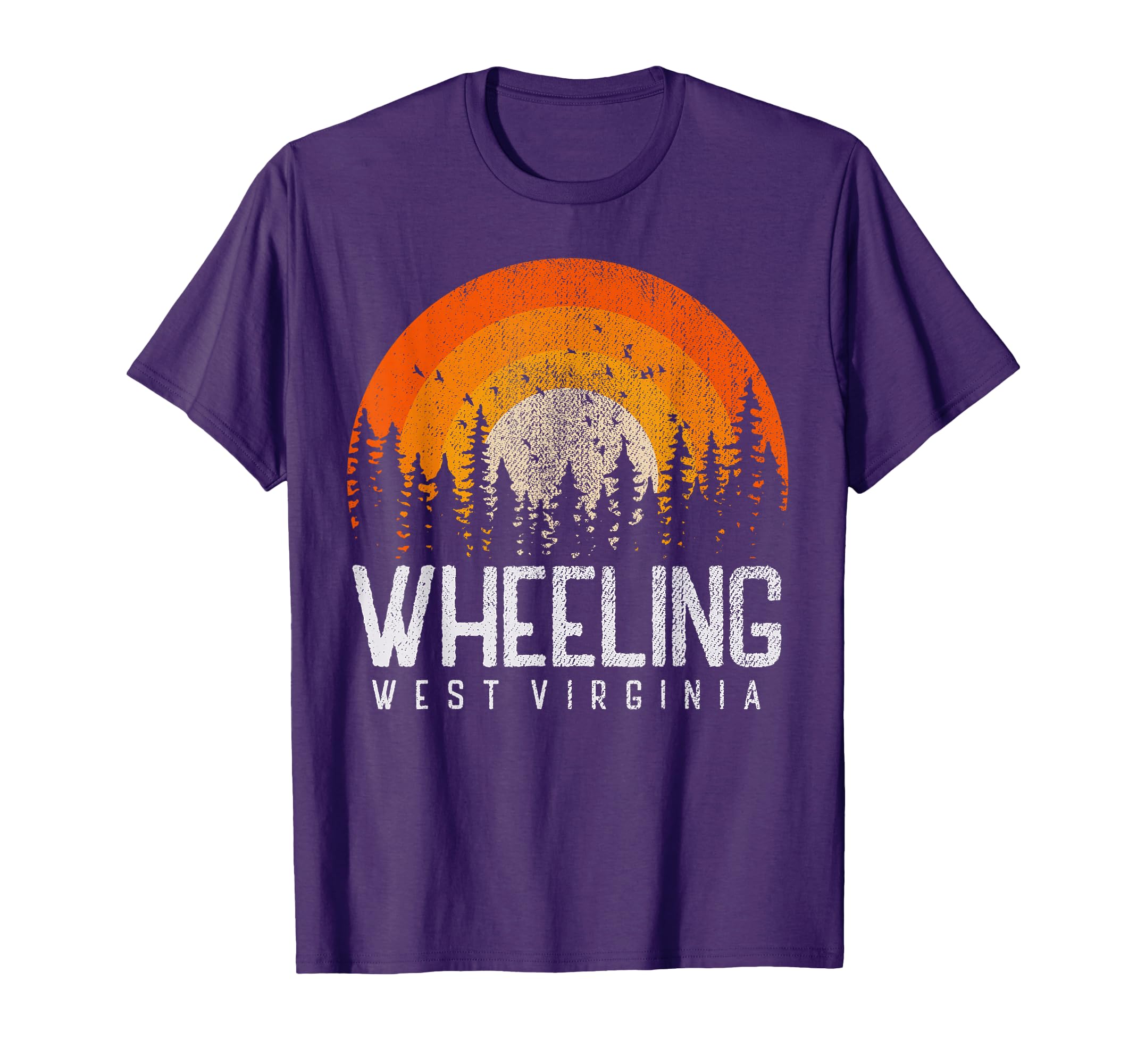Wheeling West Virginia Wv 70S 80S T-Shirt - Aesthetic Graphic for Adults - T-Shirt, Sweatshirt, Hoodie