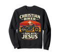 Christian Motorcycle Biker Sweatshirt - Fun Novelty Design Men Women - T-Shirt, Sweatshirt, Hoodie
