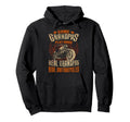 Some Grandpas Play Bingo Grandpa Biker Hoodie - Unique Graphic Men Women - T-Shirt, Sweatshirt, Hoodie