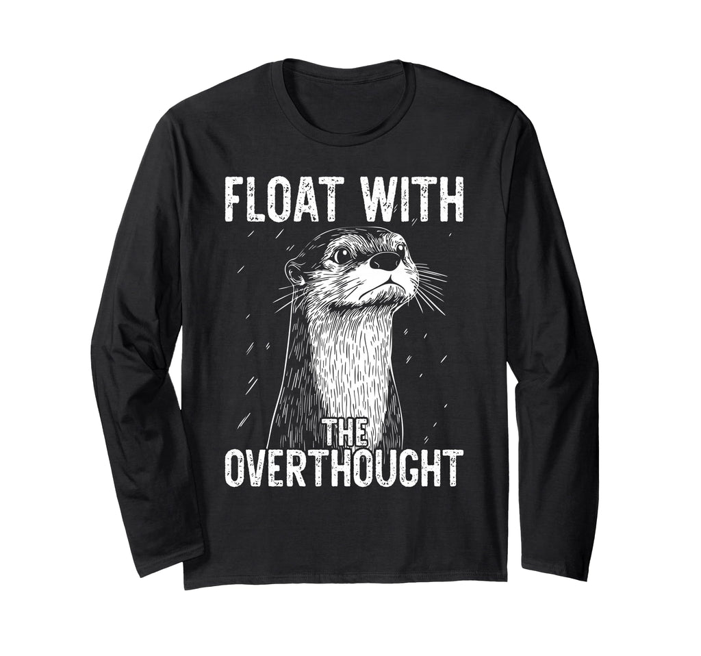 Thoughtful Otter Overthinkers Rest T-Shirt - Graphic Print for Adults - T-Shirt, Sweatshirt, Hoodie
