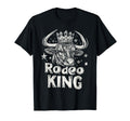 Rodeo King Wild West Mens Cowboy Bull T-Shirt - Unique Graphic for Adults - T-Shirt, Sweatshirt, Hoodie
