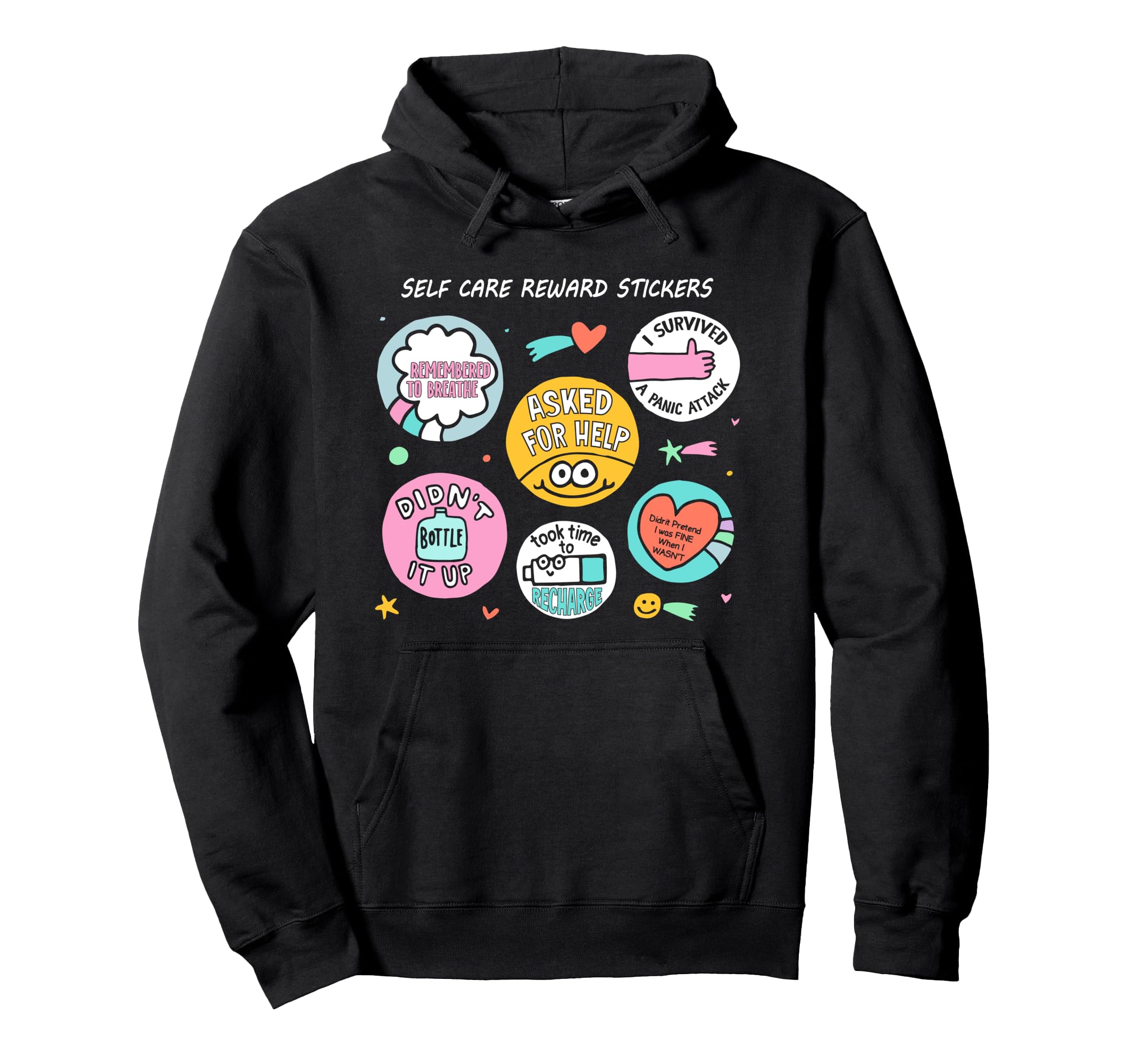 Mental Health Awareness Ribbon Sweatshirt - Casual Everyday Wear Men Women - T-Shirt, Sweatshirt, Hoodie