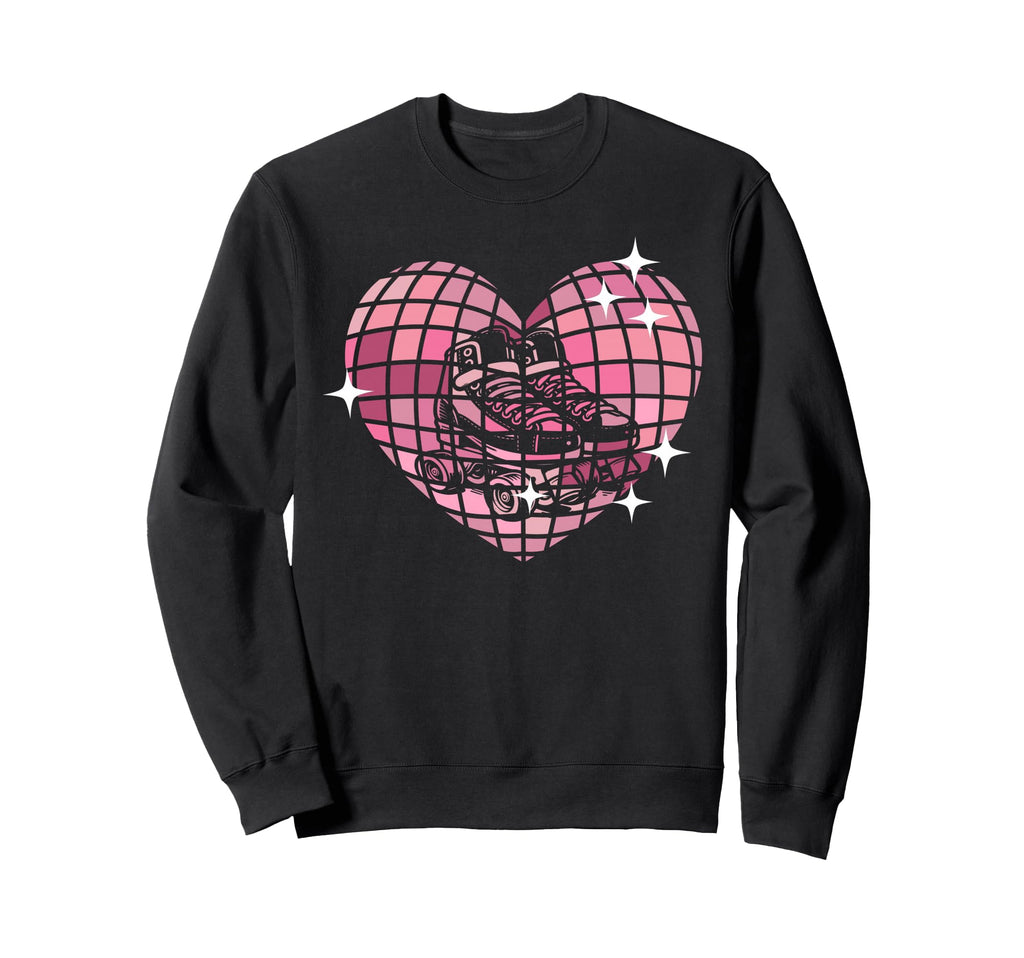 Roller Skating Skate 1970S Disco Sweatshirt - Trendy Graphic Men Women - T-Shirt, Sweatshirt, Hoodie