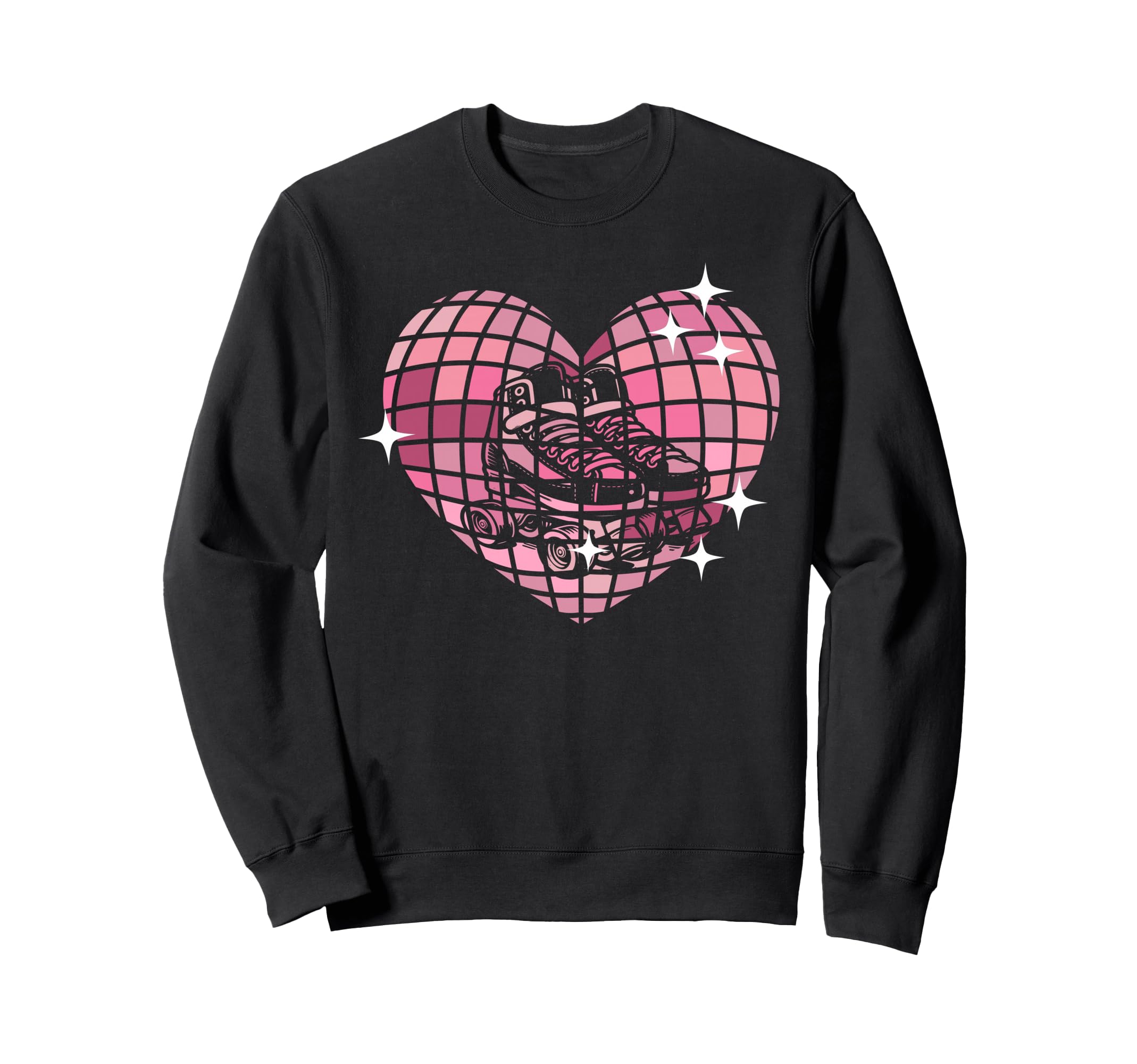 Roller Skating Skate 1970S Disco Sweatshirt - Trendy Graphic Men Women - T-Shirt, Sweatshirt, Hoodie