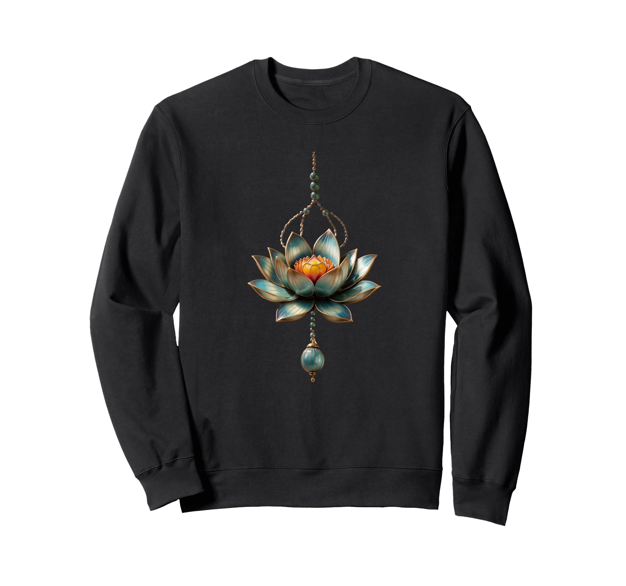 Meditation Spiritual Lotus Flower Sweatshirt - Trendy Graphic Unisex - T-Shirt, Sweatshirt, Hoodie
