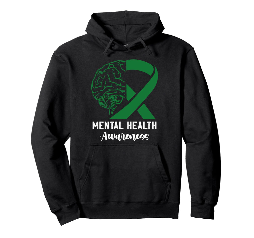 Mental Health Awareness Hoodie - Trendy Graphic Men Women - T-Shirt, Sweatshirt, Hoodie