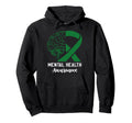 Mental Health Awareness Hoodie - Trendy Graphic Men Women - T-Shirt, Sweatshirt, Hoodie
