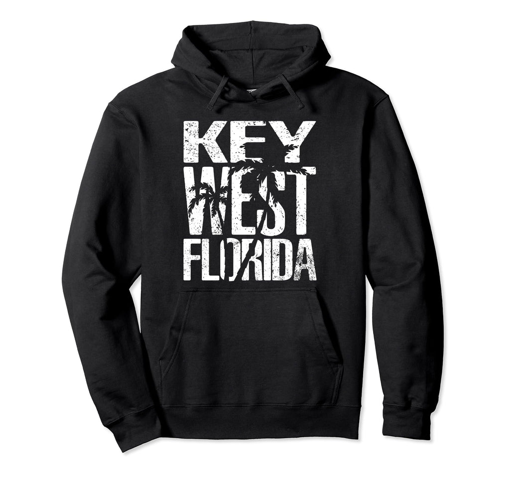 Key West Florida Beach Souvenir Gift Hoodie - Unique Graphic Men Women - T-Shirt, Sweatshirt, Hoodie