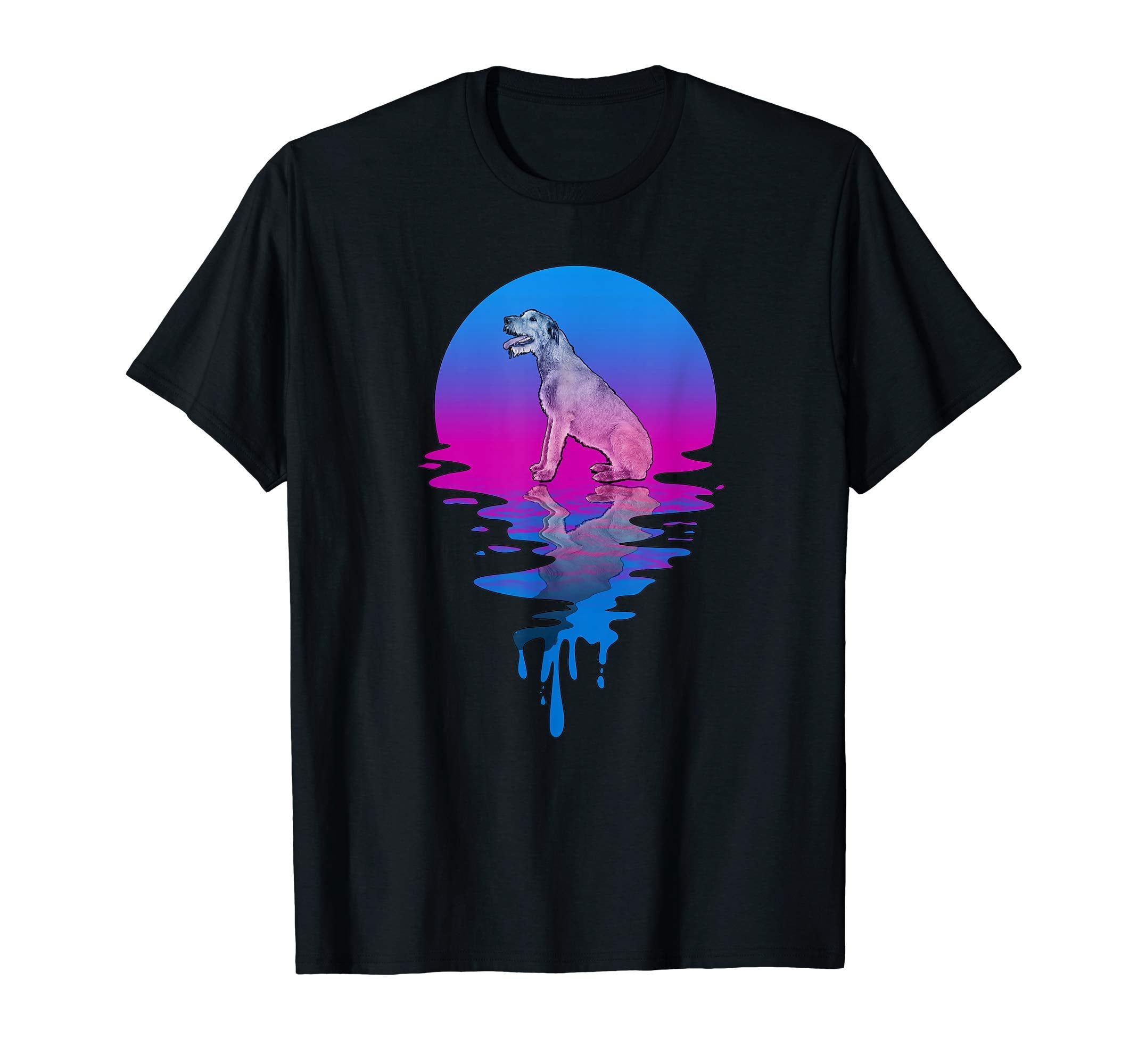 Sunset Irish Wolfhound T-Shirt - Trendy Graphic Men Women - T-Shirt, Sweatshirt, Hoodie