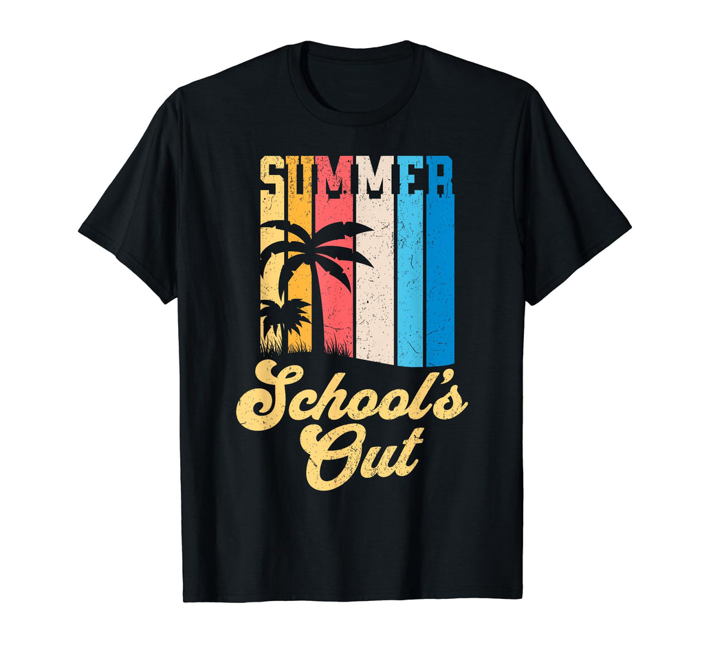 Sunset Schools Out Summer Last Day T-Shirt - Aesthetic Graphic Men Women - T-Shirt, Sweatshirt, Hoodie