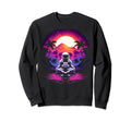 Synthwave Astronaut Cyberpunk 80S Sweatshirt - Novelty Apparel for Adults - T-Shirt, Sweatshirt, Hoodie